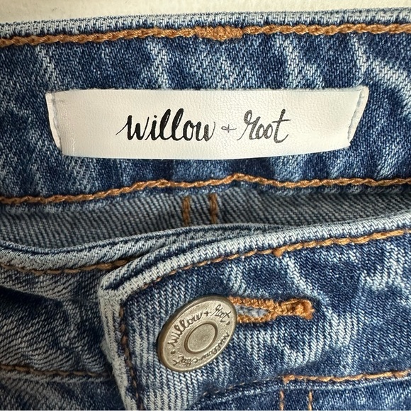 Willow & Root Women's Flare Leg Jeans Women's Size 28 High Rise Denim - Picture 8 of 10